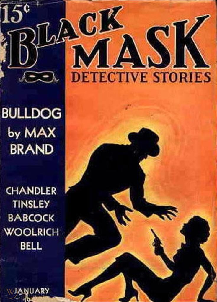 Darkness in the Black Mask cover complemented the growing darkness in the stories.