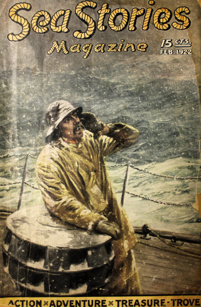 Sea Stories first issue Feb 1922, featuring all reprint stories