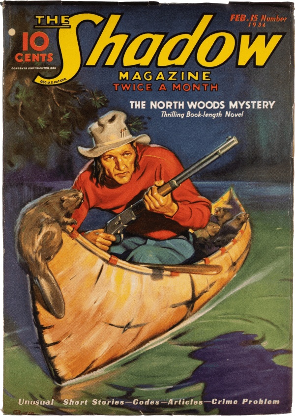 The Shadow - Feb 15, 1936 -The North Woods Mystery, story set in Canada