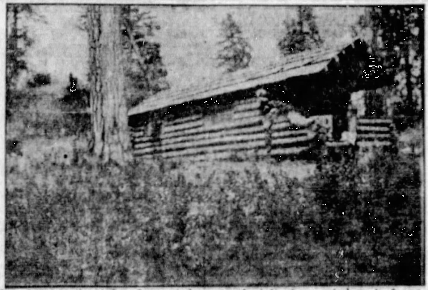 The new Wilson cabin on the homestead c. 1920s